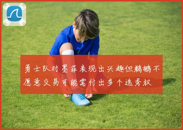 勇士队对墨菲表现出兴趣但鹈鹕不愿意交易可能需付出多个选秀权